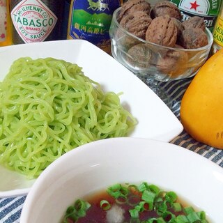 北海道　知床ざるラーメン・レモンでさっぱりと☆